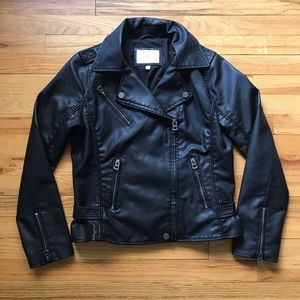 Lucky Brand Faux Leather Moto Jacket